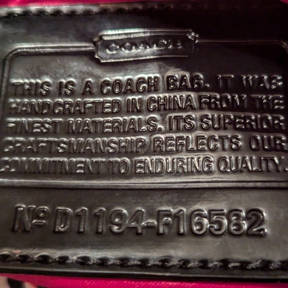 Coach Poppy Daisy Floral Graffiti Nylon Backpack Top Handle Black White Pink EUC - Picture 11 of 16